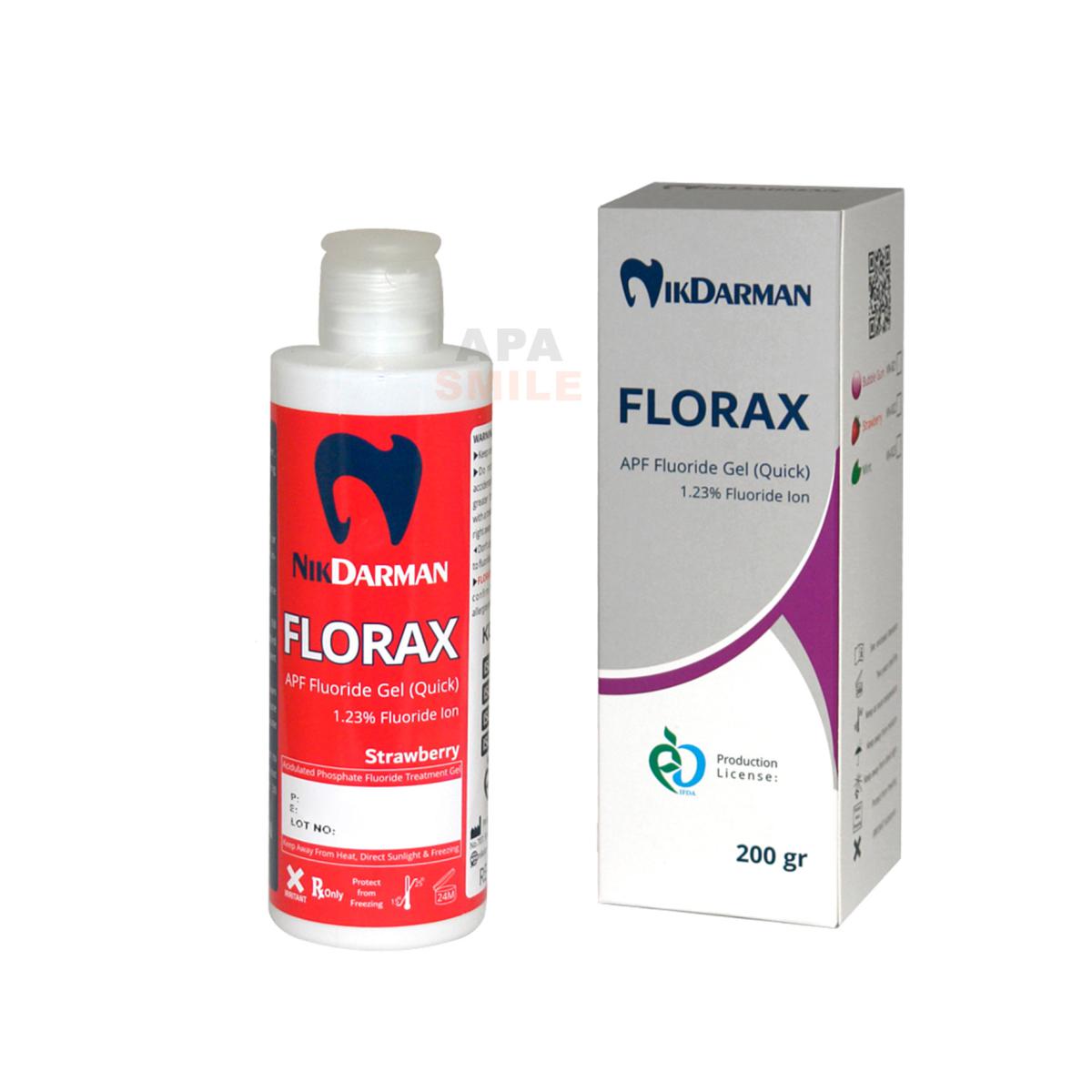 ژل فلوراید - FLORAX 200ml